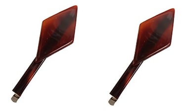 Caravan Tortoise Shell Diamond Design Bobby Pin Pair 05 Ounce