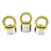 TRB RC 12x18x4mm Ball Bearings 67012RS 10 Yellow