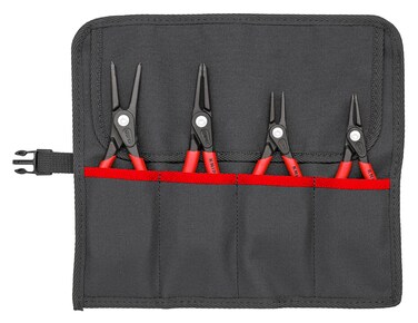KNIPEX  00 19 57 Tools  4 Piece Precision Circlip Pliers Set In Tool Roll 1957