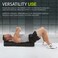 ProsourceFit High Density Foam Rollers 36  inches long Firm Full Body Athletic Massage Tool for Back Stretching Yoga Pilates Post Workout Muscle Recuperation Black
