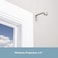 Kenney Adjustable Bracket for 34 Curtain Rod Satin Nickel 2 Pack