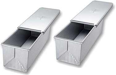 USA Pan Pullman Loaf Pan 9 x 4 x 4 Aluminized Steel