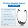 TV  EARS Analog Wireless Headset System  Wireless Headset for TV Ideal for Seniors  those with Hearing Difficulties Plug N Play RF Transmitter Headset with TV Earbuds Compatible with Most TVs