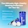 High Fidelity Ear Plugs for Hearing Protection  Discreet Clear Ear Plugs for Concerts Festivals  Noisy Events  Up to 18dB Background Noise Reduction Reusable Ear Plugs  Comes with Aluminum Case
