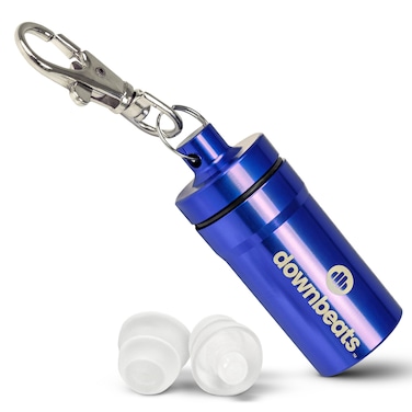 High Fidelity Ear Plugs for Hearing Protection  Discreet Clear Ear Plugs for Concerts Festivals  Noisy Events  Up to 18dB Background Noise Reduction Reusable Ear Plugs  Comes with Aluminum Case