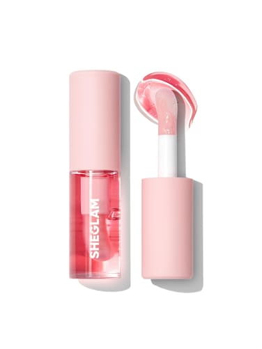 SHEGLAM Jelly Wow Hydrating NonSticky Lip Oil Moisturizing Plumping Lip Gloss  Berry Involved