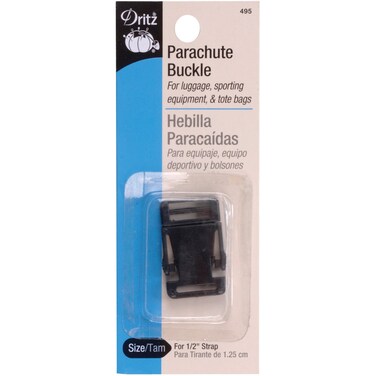 Dritz 495 Parachute Buckle for 12Inch Strap Black