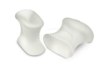 Silipos Gel Toe Spreader for Relieving Pain Due to Bunions Overlapping Toes Toe Drift and Calluses Item 11505 Size Small 4 per Polybag