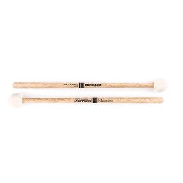 Pro Mark ProMark Drum Mallet  MultiPurpose Felt Mallet  Soft Felt  For Use with Timpani Concert Toms and Cymbals  Shira Kashi Oak Handle for Weight  Gradual Taper for Quick Motion  1 Pair