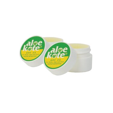 Aloe Kote SPF 25  5 Oz Jar  Aloe Ups Premier SPF 25 Lip Balm with Aloe Vera and Moisturizing oils  Alcohol Free  Assorted Lip Care Pack  2 Pack