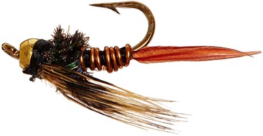Flies Direct BH Copper John Assortment 1 Dozen Trout Fishing FliesBlack