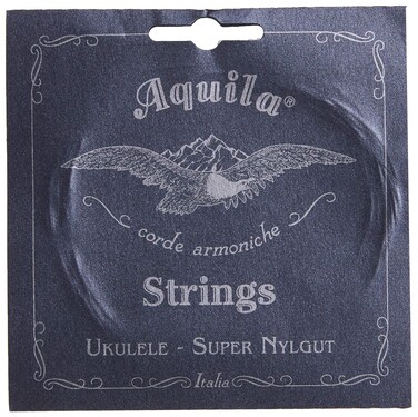 Aquila Super Nylgut AQ106 Tenor Ukulele Strings  High G  1 Set of 4 White