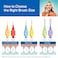 TEPE Interdental Brush Extra Soft Supersoft Dental Brush for Teeth Cleaning Pack of 8 045 mm ExtraSmallSmall Gaps Orange Size 1