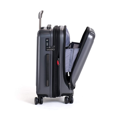 Buy DELSEY PARIS Titanium Hardside Expandable Luggage with Spinner Wheels Graphite Carryon 19 Inch Online Carrefour UAE