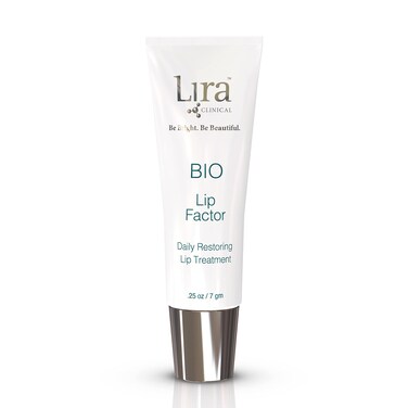Lira Clinical Bio Lip Factor  Lip Balm SPF 15 for Soft Full and Supple Lips  Lip Treatment with Peptides Vitamin C E Jojoba Oil Avocado Oil  Lip Moisturizer for Dry Lips  025 Ounce