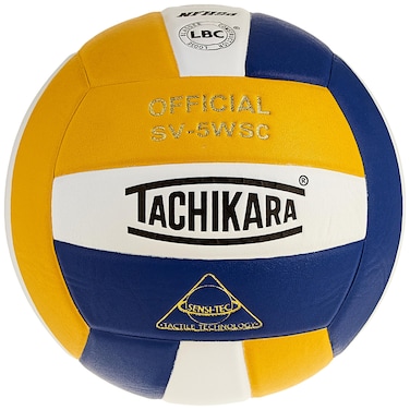 Tachikara SensiTec Composite High Performance Volleyball RoyalWhiteGold