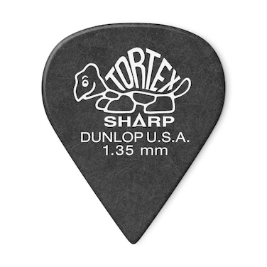 JIM DUNLOP 412P135 Sharp Black 135mm 12Players Pack