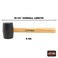 GreatNeck 8 Oz Rubber Mallet