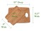Lipper International Bamboo Wood Thin Kitchen Cutting Boards with Oval Hole in Center Set of 2 Boards 9 x 12 and 1112 x 15