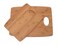 Lipper International Bamboo Wood Thin Kitchen Cutting Boards with Oval Hole in Center Set of 2 Boards 9 x 12 and 1112 x 15
