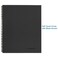 Cambridge Notebook Business Notebook 814 x 11 80 Sheets Ruled Meeting Notes Flexible Cover Wirebound Gray 06132