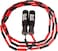 BodySport ZZR184 Beaded Jump Rope  Expand Your Workout Routine  Foam Handles for Firm Grip  9 Ft Rope