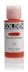 Golden Fluid Acrylics  Pyrrole Orange  1 oz Bottle