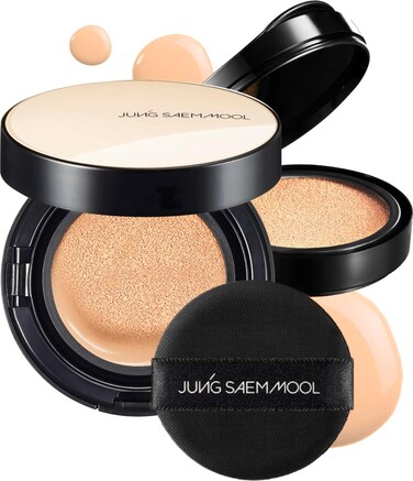 JUNGSAEMMOOL OFFICIAL Essential Skin Nuder Cushion N Light  Refill Included  Natural Finish  Buildable Coverage  Makeup Artist Brand  Cream Foundation