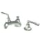 Kingston Brass KS4461HL Metropolitan 8Inch Widespread Lavatory Faucet Polished Chrome