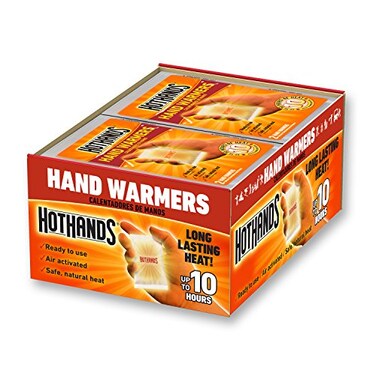 HotHands Hand Warmers  Long Lasting Natural Odorless Air Activated Warmers  Up to 10 Hours of Heat  40 Pair