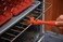 Norpro 1229 Silicone Oven Rack PushPull Tool Red
