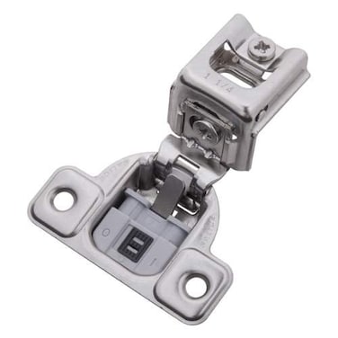 Hickory Hardware HH7471814  114 Inch Overlay Concealed Euro Cabinet Door Hinge with 106 Degree Opening Angle and Self Close Function  1 Set of Pair