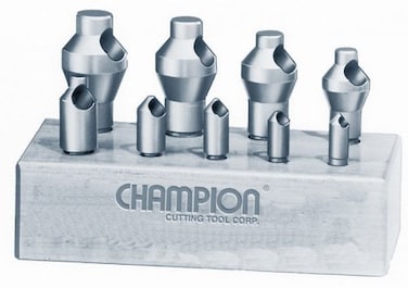 Champion CSKSET1 Zero Flute 82Degree Countersink Set 9Piece
