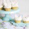 Now Designs Tin Cake Stand Aqua