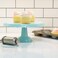 Now Designs Tin Cake Stand Aqua