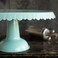 Now Designs Tin Cake Stand Aqua