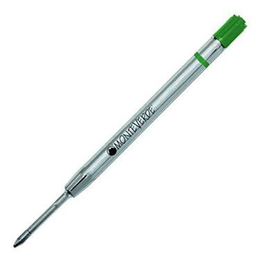 Monteverde Capless Gel Ballpoint Refill to Fit Parker Ballpoint Pens Fine Point Green 2 per Pack P422GN