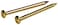 Hillman 532413 Escutcheon Pins Brass Plated 12 X 18 15 ozPack