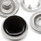 Dritz 2513 Pearl Snap Fasteners Black Size 16 716Inch 12Count