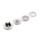 Dritz 2513 Pearl Snap Fasteners Black Size 16 716Inch 12Count
