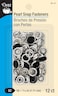 Dritz 2513 Pearl Snap Fasteners Black Size 16 716Inch 12Count