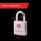 Master Lock TSAAccepted Luggage Lock 78 in Wide 4683Q Pack of 4 Keyed Padlock 4 Pack Brass