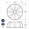 Nordic Ware Pro Cast Original Bundt Pan 12 Cup Grey