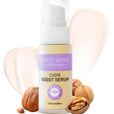 CoQ10 Pure Boost Glowing Face Serum  Coenzyme Q10 Serum with Hyaluronic Acid  Vitamin E for Enhanced Anti Aging Skin Care  Hydrating Hyaluronic Acid Facial Serum