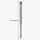 Monteverde Capless Gel Ballpoint Refill to Fit Sheaffer Ballpoint Pens Fine Point Black 2 per Pack S422BK
