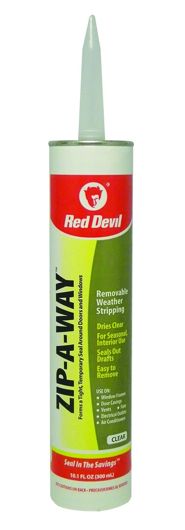 Red Devil 0606 ZipAWay Removable Sealant 1Pack Clear