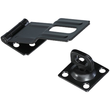 National Hardware N305987 Safety 412In 412 Hasps Black