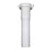 LASCO 034321 White Plastic Tubular 112Inch by 6Inch Slip Joint Extension with Nut and Washer