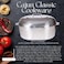 Cajun Cookware Aluminum Roaster Pan with Lid  15inch Roasting Pot  Easy to Clean Oval Cookware