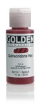 Fluid Acrylics by GOLDEN Quinacridone Red 1 fl oz Bottle Professional Acrylic Paint Transparent
